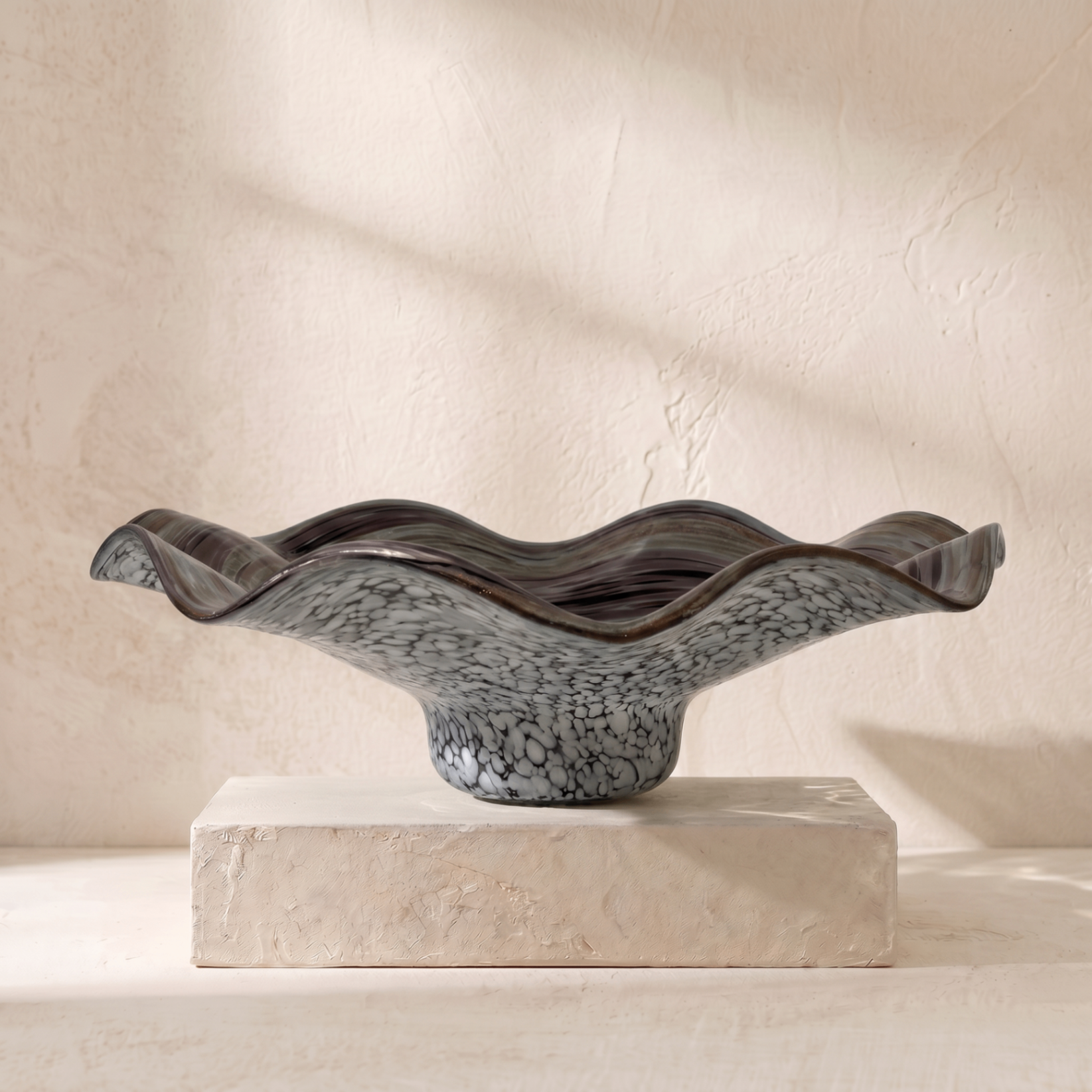 Coupe ondulée fumée marbrée — REF#78014